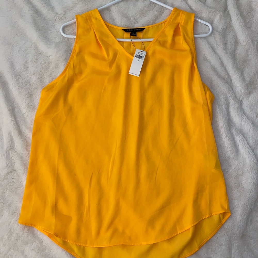 Yellow blouse tank